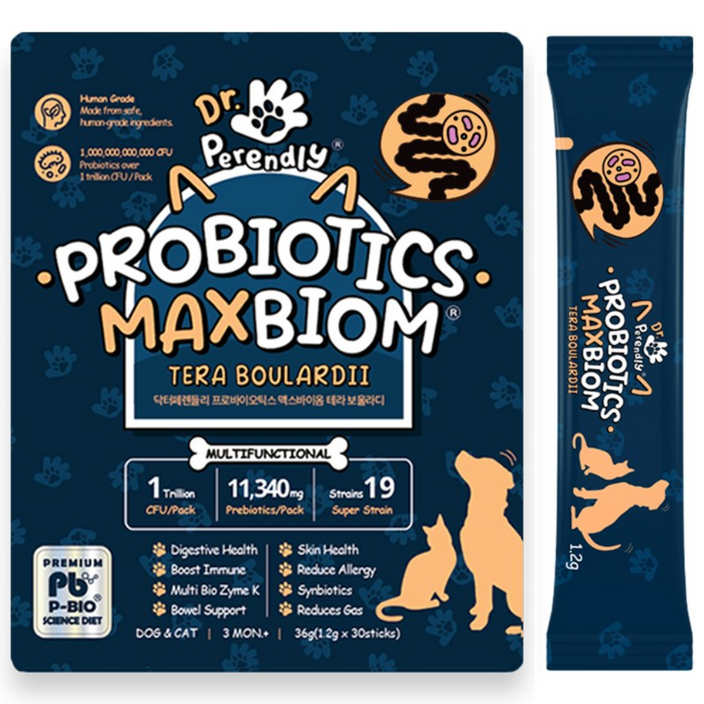닥터페렌들리 프로바이오틱스 맥스바이옴 테라 보울라디 강아지 고양이 유산균