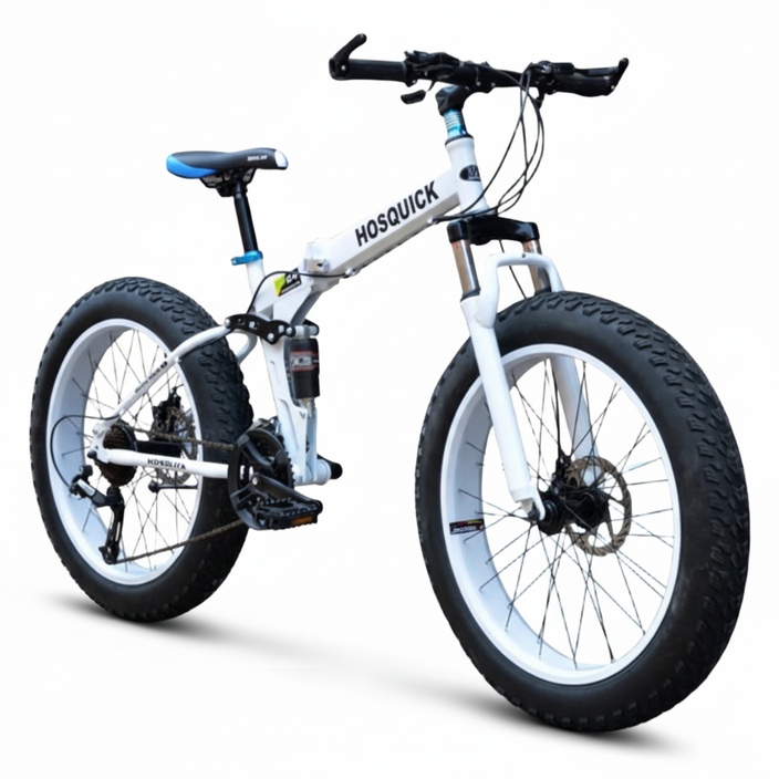 모트랙스 접이식자전거 MTB 산악 자전거 광폭 펫바이크 오프로드 초보자 출퇴근 가성비, 1개, 184cm, D.옐로우_21단