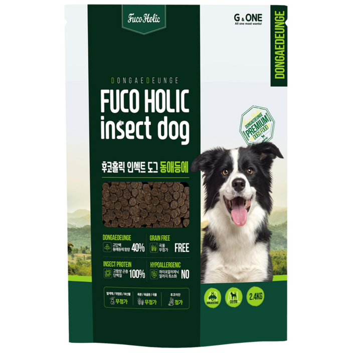 후코홀릭 전연령 도그 동애등에 소프트사료, 곤충, 2.4kg, 1개