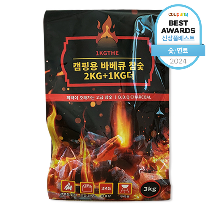1KGTHE 캠핑용 바비큐 참숯 1KGTHE 캠핑용 바비큐 참숯