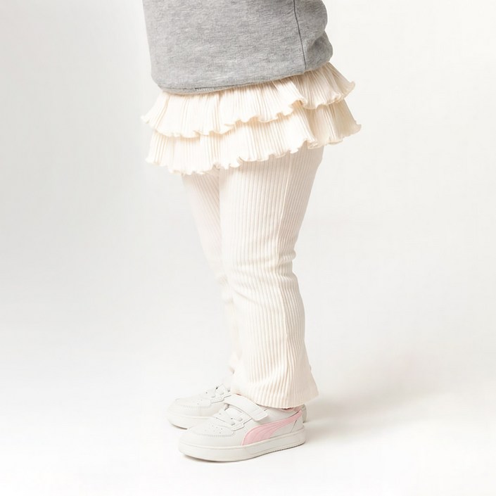 에스더버니리틀 깜찍발랄 캉캉골지 부츠컷 치마 레깅스