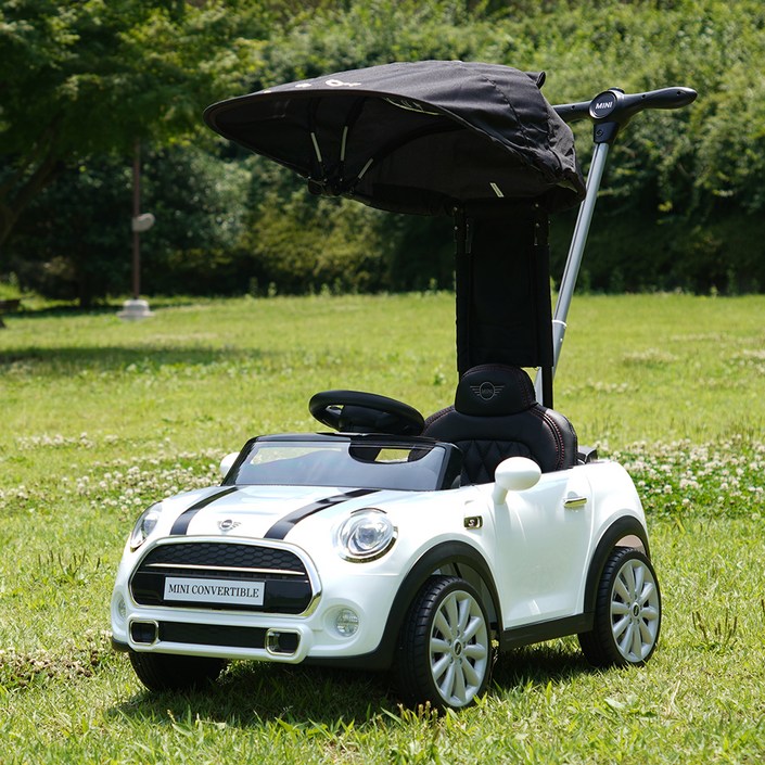 대호토이즈 미니쿠퍼 푸쉬카, 화이트, 1개