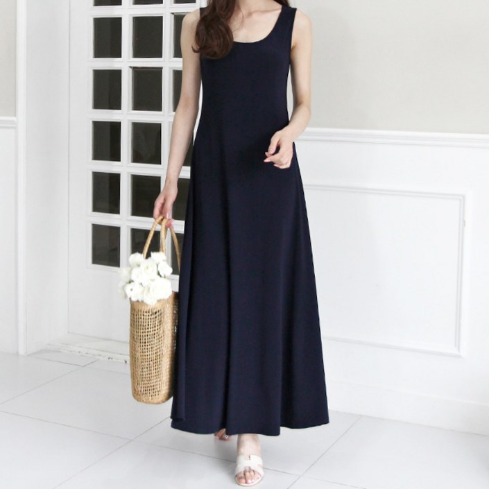 세이스타일 유닛 나시 A롱 원피스 빅사이즈 포함