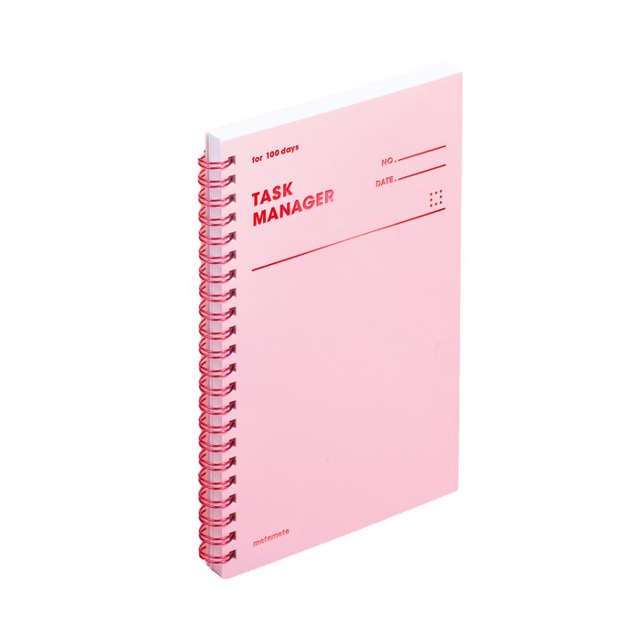 모트모트 태스크 매니저 100days 노트, 로즈쿼츠, 1개