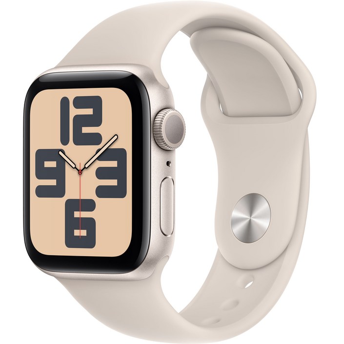 Apple 2023 애플워치 SE 2세대 알루미늄 케이스, 40mm, GPS, 스타라이트 스타라이트 스포츠 밴드, SM Apple 2023 애플워치 SE 2세대 알루미늄 케이스, 40mm, GPS, 스타라이트 스타라이트 스포츠 밴드, SM