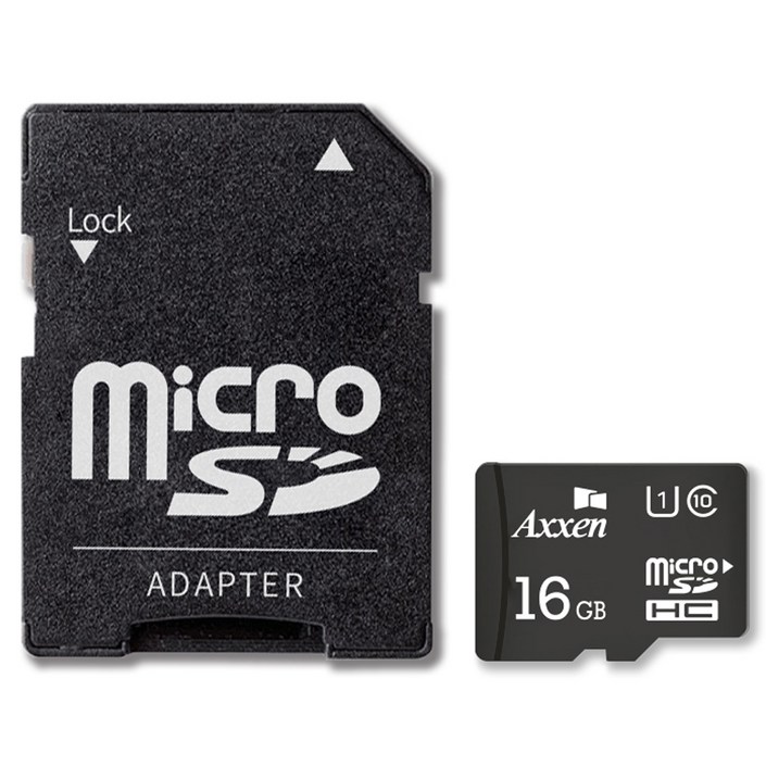 액센 프리미엄 마이크로 SD카드  어댑터 세트 MSD22, 16GB