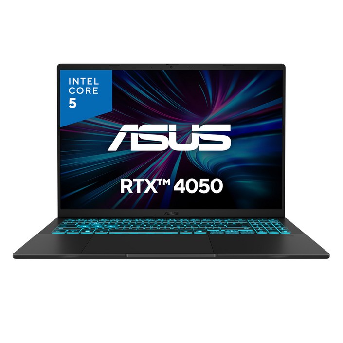 에이수스 2025 비보북 16 코어5 인텔 14세대 지포스 RTX 4050, 매트블랙, 512GB, 16GB, Free DOS, V3607VU-RP305