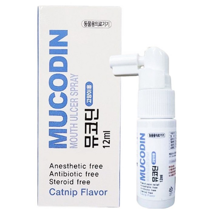 뮤코딘 고양이 구강 점착성 투명 창상피복재 ACS03, 1개, 12ml