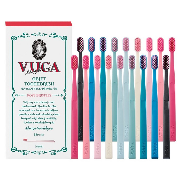 뷰카 오브제 듀얼 초미세 탄력모 칫솔
