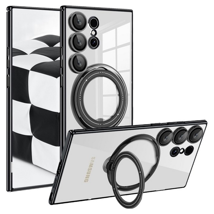 폰위드 메탈 컬러 프레임 풀커버 맥세이프 휴대폰 케이스 CA16