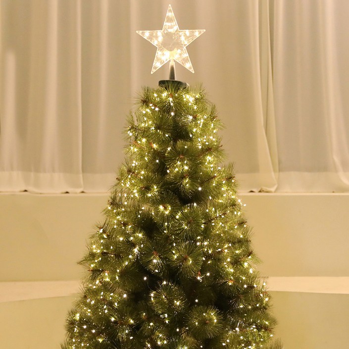 조아트 드레스 지네전구 15줄 600구  탑별, 녹색선웜전구, 200cm, 1개