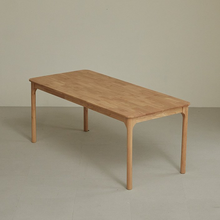 스칸딕 워즈 원목식탁 방문설치, 내추럴, 6인용