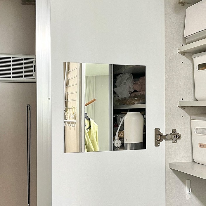 구우스 프리미엄 아크릴 거울 40 x 40 cm, 단일색상 20231031