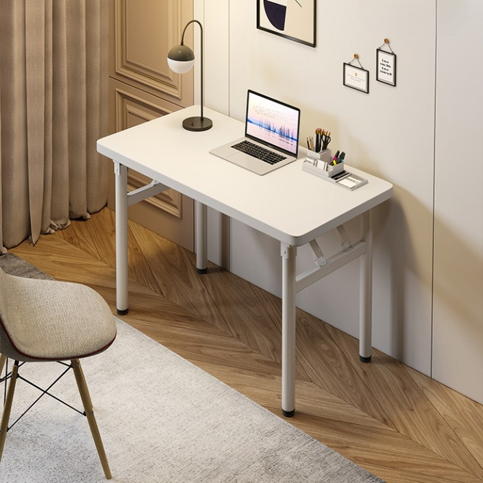 오브민 공간활용 철제 접이식 스틸 책상 식탁 테이블 800