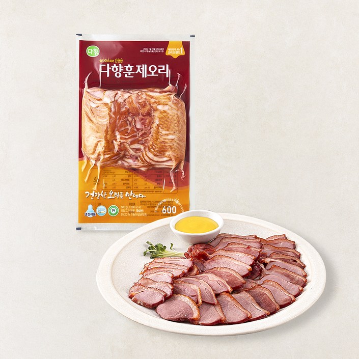 다향오리 훈제오리, 600g, 1개