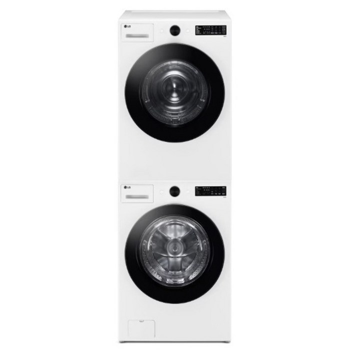 LG전자 트롬 오브제컬렉션 세탁기  건조기  스태킹키트 세트 KFG19WN8WN 19kg  18kg 방문설치