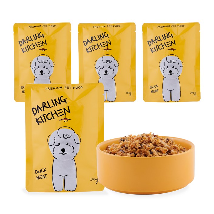 달링키친 강아지 자연화식 사료 4p