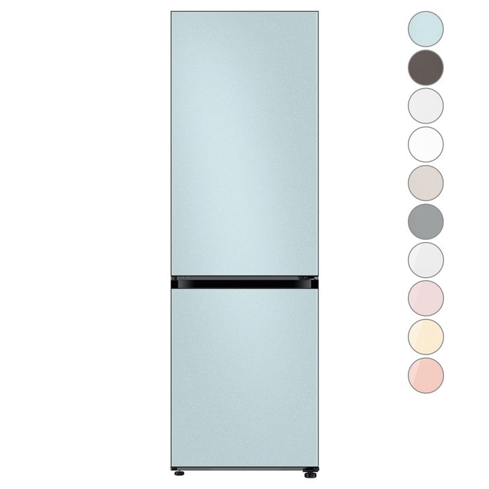 [색상선택형] 삼성전자 비스포크 2도어 키친핏 냉장고 333L 방문설치