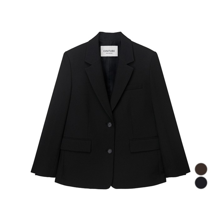 마인드브릿지 여성용 오버핏 싱글 자켓 MZJK6201