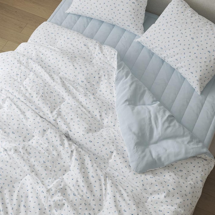 아망떼 가드닝 고밀도 마이크로 차렵이불  베개세트