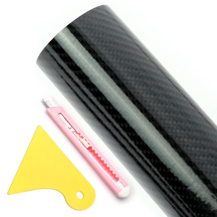 에이스피드 카본 시트지  칼  헤라 150 x 30 cm, 6D카본 하이그로시, 1세트