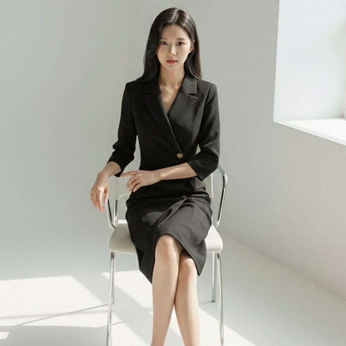 페이퍼먼츠 카메리엘 봄 여름 가을 정장 오피스 원피스 14248
