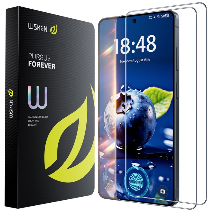 WSKEN AR필름 초고화질 무반사 9H 액정보호필름 지문방지  이지툴, 2개