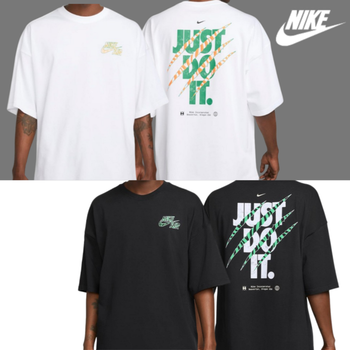 [당일발송] 나이키 NIKE 남녀공용 NSW 오버핏 그래픽 반팔 티셔츠 남성 여성 반팔티