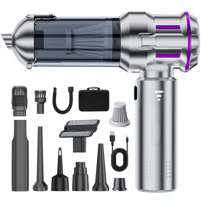 국내발송 RichMagic 16000pa 고성능 핸디 무선 청소기 BLDC 브러시리스 대흡력 휴대용 청소기 3단 조절 차량용가정용애견멀티청소기