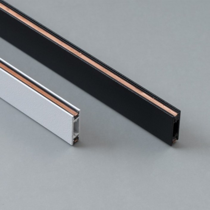 ET마그네틱 슬림레일 PPL피피엘 4.5 LED 무타공 DIY 라인 마감캡포함 조명부속별도, 화이트, 1개