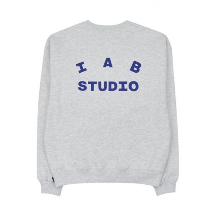 [정품아닐시3배보상] 아이앱 스튜디오 스웨트셔츠 라이트 그레이 - 23FW IAB Studio Sweatshirt Light Gray - 23FW