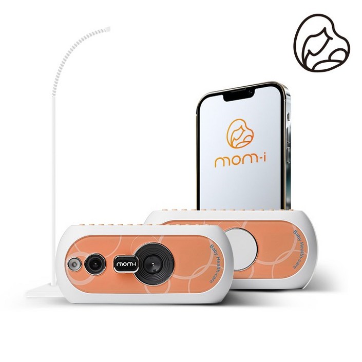 맘아이 스마트 베이비카메라 패키지, 유아 분리수면 필수품 카메라 2대플로어 스탠드 2대수면시간분석호흡감지발열감지영상녹화백색소음 발생AI수면환경 베이비캠, 맘아이 스마트 베이비 카메라 패키지EP30