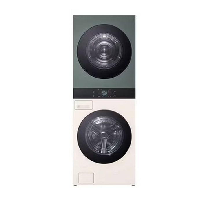 LG 트롬 오브제 워시타워, 네이처베이지네이처그린, WA2525EGHF
