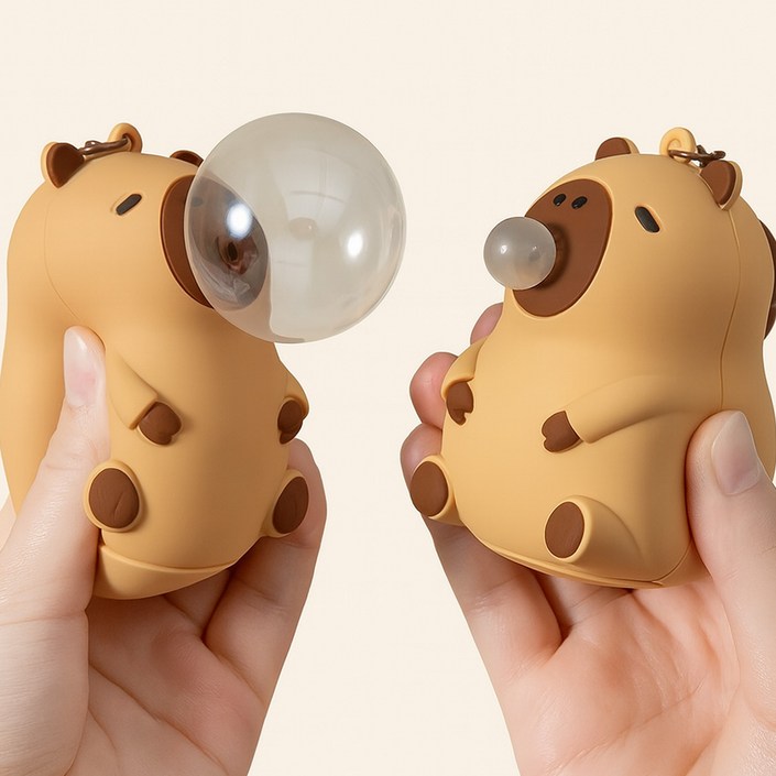 앙플러스 카피바라 말랑이 스퀴시 스트레스 해소 볼 장난감