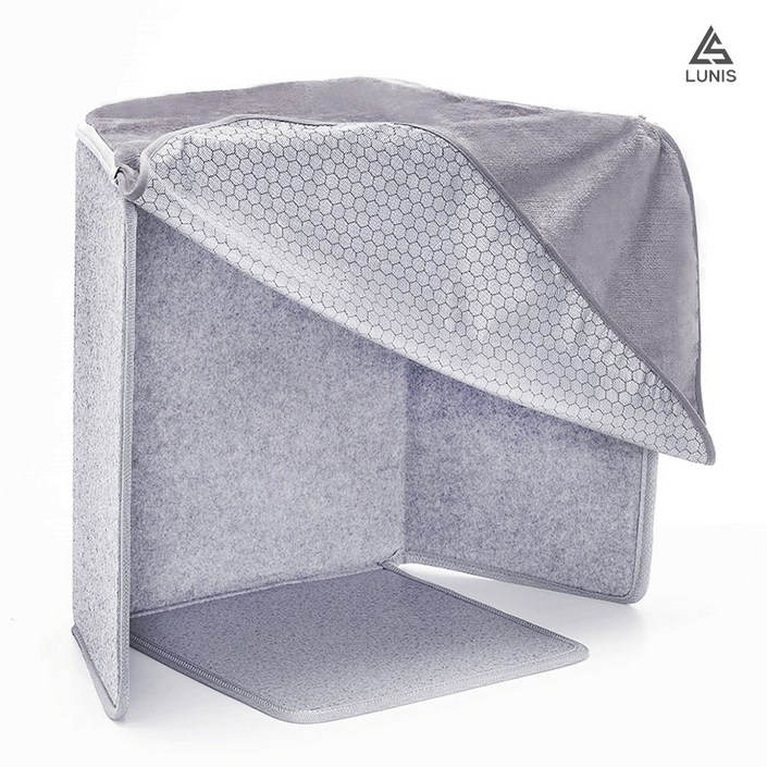 히팅패드 파티션 4면 무릎담요 전기 히터 난로 사무실 발난로 온열기 LUNIS