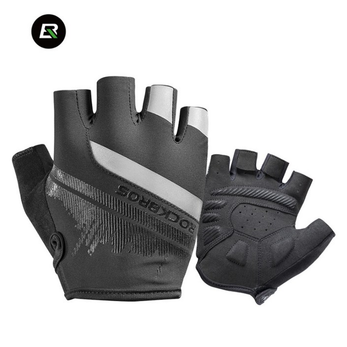 락브로스 충격 미끄럼 방지 자전거 반장갑 양손 착용 S247