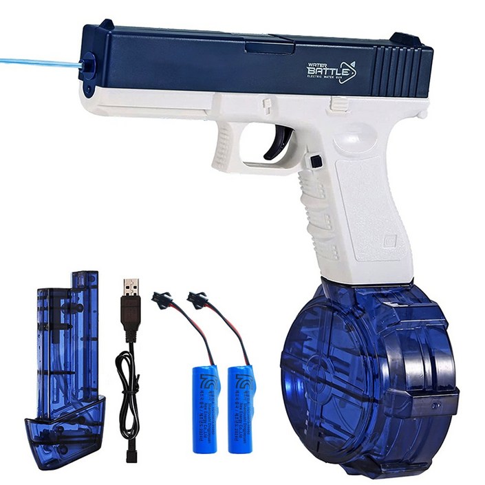 글록 물총 워터건 전동 자동 워터밤 물총놀이 배터리2개