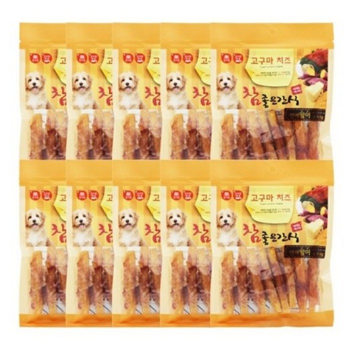 와와펫 참좋은간식 고구마 치즈  치킨말이100g10개