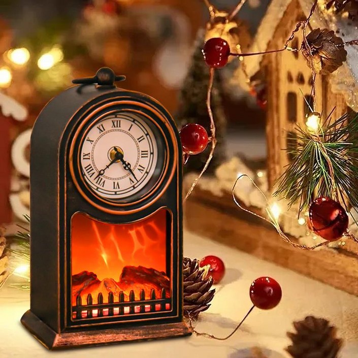 루카시아 불타는 불멍 LED차박 캥핑무드등 인테리어 벽난로