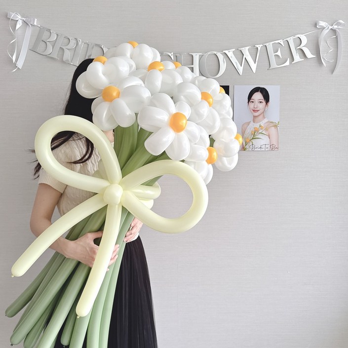 풍선꽃다발 요술 풍선꽃 만들기 세트 DIY 튤립 데이지