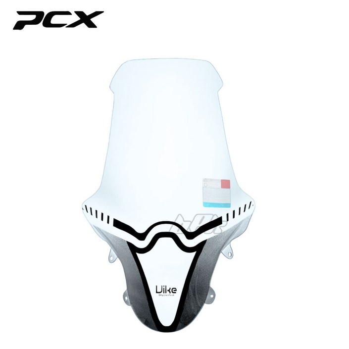 BPK PCX 스크린 21 23 24년 76cm 롱스크린 PCX125 튜닝 방풍 바람막이 쉴드 윈드스크린, 1개