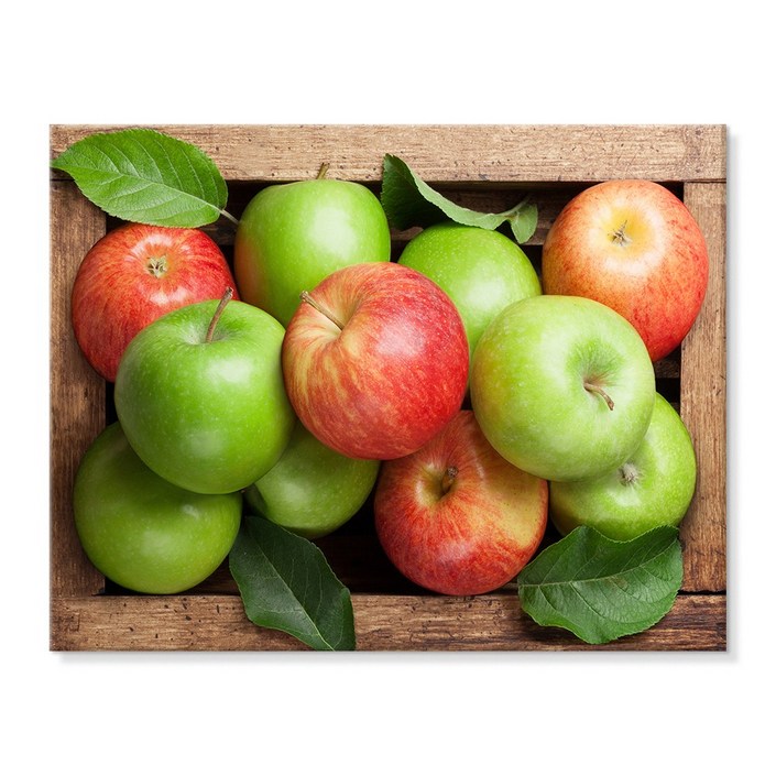 더 아트 컴퍼니 돈 들어오는 풍수 두꺼비집 가리개 30종 배전함 차단기 해바라기 사과 코끼리 자작나무 돈나무 커버 현관 그림 액자 인테리어, 6. 혼합사과