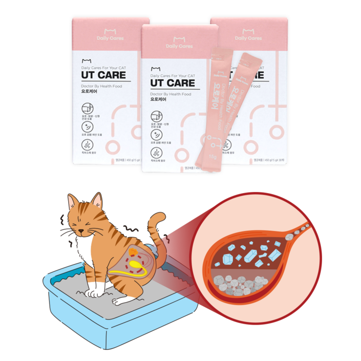 닥터바이 요로케어 고양이 신장 영양제 방광 요로 건강 배뇨 도움, 1개, 유리너리 (비뇨계), 요로케어