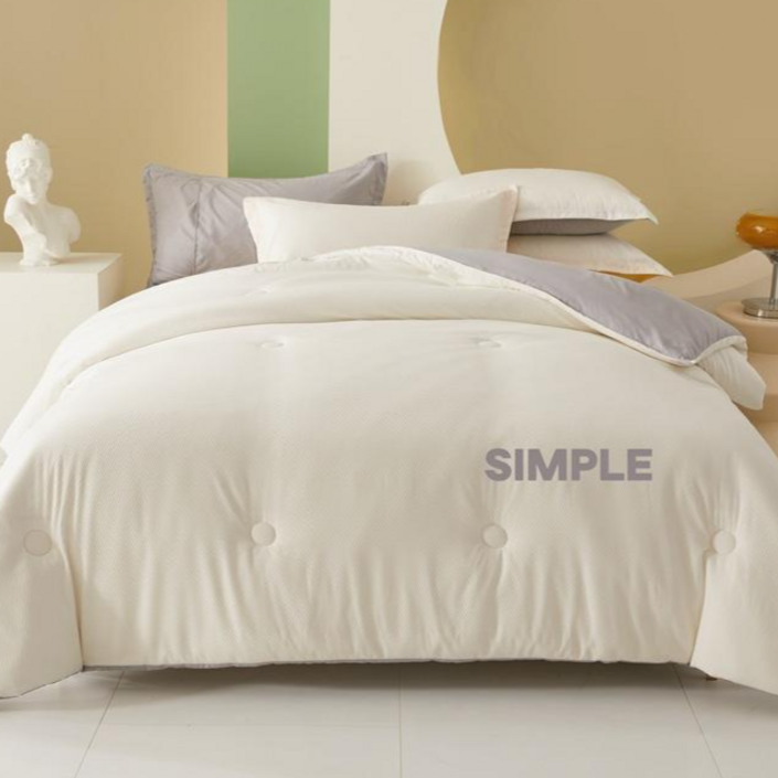 ONAKY 가벼운 겨울 차렵 이불 소프트 누빔 먼지없는 사계절 시어서커 이불