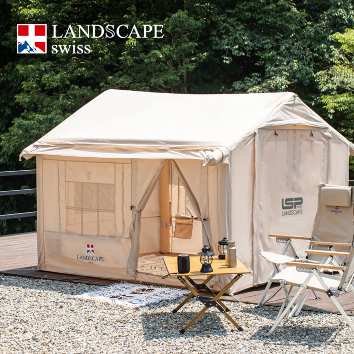 랜드스케이프 에어텐트 LSP6.12 옥스포드 전동식 자동텐트 타프포함