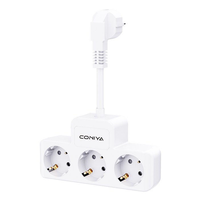 코니야 T탭 3구 확장형 멀티탭 티탭, 10cm, 1개