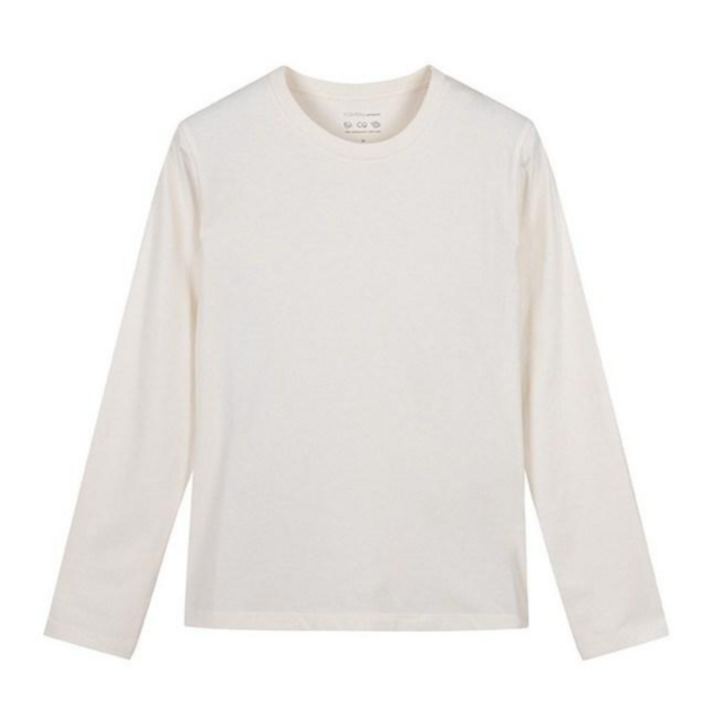 탑텐밸런스 여성) 탑텐 오가닉 코튼 크루넥 긴팔티_MSE5TS2901_NC대전유성점
