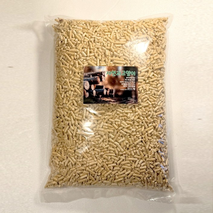 자연과고양이 펫배딩 펠릿 고양이 모래 펠렛모래, 1개, 4.5kg