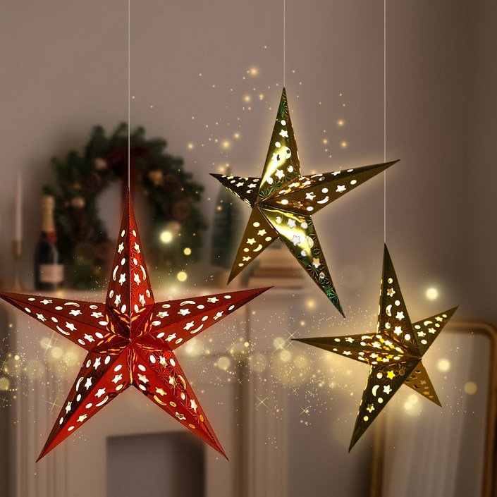 에이폼 크리스마스 트리 별 장식 오너먼트 소품