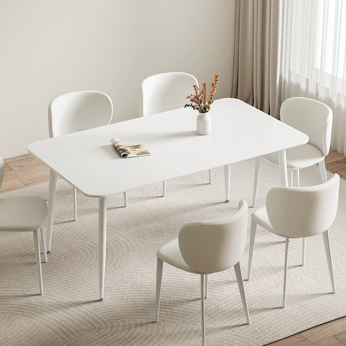 하이피러브 동근사각형 식탁 테이블